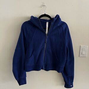 Lululemon electric blue scuba hoodie